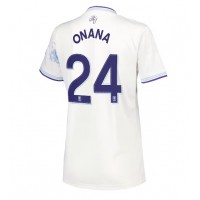 Stroje piłkarskie Aston Villa Amadou Onana #24 Koszulka Trzeciej dla damskie 2025-26 Krótki Rękaw